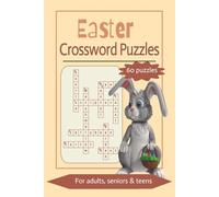Easter Crossword Puzzle: Crossword with easy to read print about Easter Holidays | 6x9 inches, 120 pages | 60 puzzles ... Gifts for vacations, holidays and free time