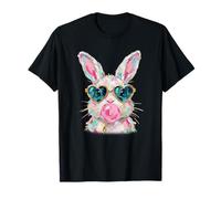 Easter Cute Modern Abstract Bunny Paint Design Camiseta