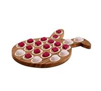 Easter Deviled Egg Platter - 21-Hole Bunny Snack Plate 15.35x10.43 Inches | Deviled Egg Tray Container,for Home Cooks Entertainers Families Food Bloggers Dessert Table Gatherings Buffet Outings