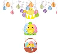 Easter Door Hanger, Cartoon Easter Pendant, Cute Door Decor, Lovely Door Sign, Pattern Door Hanger, Easter Front Door, Wall Door Decor, Porch Door Hanger, Farmhouse Door Sign, Front Door Pendant, Pati