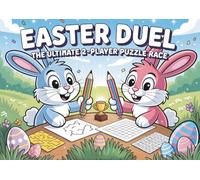 Easter Duel - The Ultimate 2-Player Puzzle Race: For Kids Ages 7-10 | Same Puzzles, Opposite Sides, Who Is Faster? | Sudoku, Word Search & Mazes