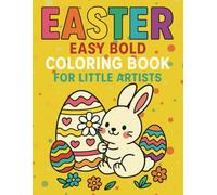 Easter Easy Bold Coloring Book for Little Artist