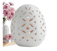 Easter Egg Candle Holders, Reusable 3D Cracked Candlesticks, Decorative Table Centerpiece, Handcrafted Holiday Accent for Home Indoor Use, Family Friends Students Adults Gift Idea