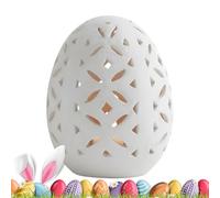 Easter Egg Candle Holders, Reusable 3D Cracked Candlesticks, Decorative Table Centerpiece, Handcrafted Holiday Accent for Home Indoor Use, Family Friends Students Adults Gift Idea