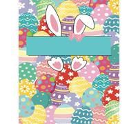 Easter Egg Composition Notebook | College Ruled, 100 pgs, 7.5 x 9.25 | Fun Gift or Basket Idea | Kids, Teens, Tweens, Adults | Great for school, notes, lists, journaling, party favors