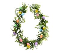 Easter Egg Garland, Charming Simulation Wreath Ornament, Made of ABS and Foam, Rustic Spring Decoration For Easter and Festive Celebrations, Adds Cheer To Your Home, 200cm