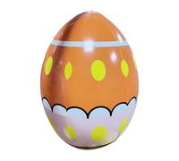 Easter Egg Inflatables de 16 pulgadas | Giant Happy Blowup Decorations Outdoor Cute Inflatable Eggs For Yard, Lawn, Garden Party Decor, Spring Holiday Celebration, Family Fun Festive Display Accessory