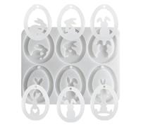 Easter Egg - Molde para moldes, moldes de epoxi, moldes de plaster, moldes de decoración de coche, moldes de artes y artesanías, moldes de decoración Easter, Epoxy Mold for Arts, Crafts Projects