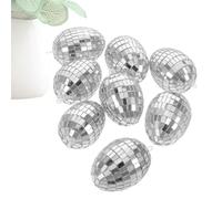 Easter Egg Ornaments - 8 Pieces Spring Egg Decorations | Colorful Basket Ornaments for Bookshelf Centerpiece Home Office Table Classroom Party Handcraft Photography