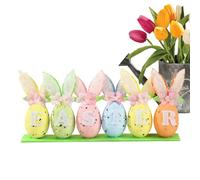 Easter Eggs - Spring Party Decorations | Holiday Easter Egg Ornaments For Table Centerpieces, Home, Bedroom, Kitchen, Office, School, Farmhouse, Dorm, Apartment, Hotel, Restaurant, Desk, Shelf, Wall &