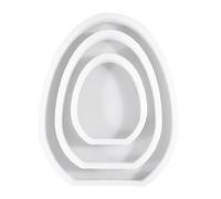 Easter Epoxy Molds, Silicone Easter Egg Candle, Resin Casting Molds, Size About 13.6x16.6x2.7cm or Candle Making, Clay Craft, Aromatherapy and Desk Decor