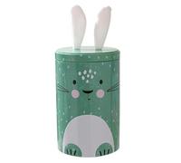Easter Favor Boxes, Bunny Candy Boxes, Metal Tinplate Storage Case, Holiday Decorative Jars, 16cm Jewelry Storage, Cute Present for Kids, 4.13x4.13x6.3 Inches