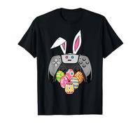 Easter Gamer Bunny Controller Videojuegos Videojuegos Conejo Camiseta