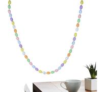 Easter Garland - 6.56ft Easter Speckled Egg Decor, Rustic Multi-Colored Hanging Ornament | Spring Garland Seasonal Decoration for Home, Office, Bedroom, Study, Classroom, Mantel, Restaurant, Fireplace