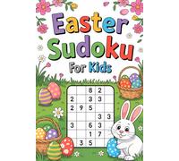 Easter Gifts for Kids: Skill-Building Math 100 Puzzle Sudoku Book for Grade School Ages 6-8 with solutions