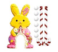Easter Golf Game Set - Mini Golf Course Portable with Club and Balls for Kids and Adults, Interactive Indoor Activity for Family Gathering, Party Entertainment, Home Living Room, Bedroom Playtime