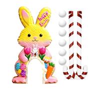 Easter Golf Game Set, Portable Mini Golf Course with Club & Balls, Indoor Entertainment Activity for Party, Holiday Event, Home Living Room, Bedroom