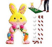 Easter Golf Game Set - Portátil Mini Golf Course with Club and Balls for Kids and Adults, Interactive Indoor Activity for Family Gathering, Party Entertainment, Home Living Room, Bedroom Playtime
