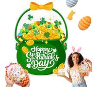 Easter Goodie Bags - 30 Pcs Bunny Sealing Clear Pouches with Handles, Resealable Plastic Easter Candy Bags, Spring Treat Bag for Kids Classroom, Party Favors, Basket Stuffers (C,20PCS)
