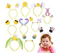 Easter Hair Accessories, Easter Headbands, Easter Hair Clips, Easter Hair Bows, Easter Hair Ties, Easter Hairbands, 10x Hair Hoop Hair Headbands 17cm/6.69 Inches for Holiday Events