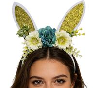 Easter Headband - Adjustable Soft Glitter, Cartoon Costume Decoration | Fun Party Accessory Headband For Adults Kids Cosplay Photo Booth Birthday Makeup Christmas Party