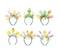 Easter Headband, Hair Hoop Bunny, Egg Chicken Headbands, Easter Hair Bands, Cute Easter Hair Accessories Headbands Featuring Bunny Ears, Egg, And Chicken For Fun Celebrations