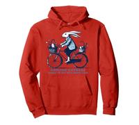 Easter Hopline Express Bunny Love Easter, refrán de estilo retro Sudadera con Capucha