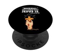 Easter Jesus Believer Bible Verse Faith Christian PopSockets PopGrip Adhesivo