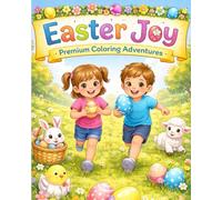 Easter Magic: A Coloring Adventure: Fun with Bunnies, Lambs & Easter Eggs for Kids 4-10