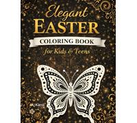 Easter Mandala Coloring Book for Kids & Teens: 35 Beautiful Spring & Easter Designs with Bunnies, Eggs and Floral Patterns - Relaxing Mandalas with Easy to Advanced Levels | Single-Sided Pages