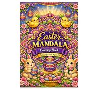 Easter MANDELA Coloring Book Perfekt for Kids Ages 4-8