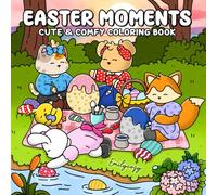 Easter Moments: Coloring Book for Adults and Kids (Cozy Buddies Coloring)