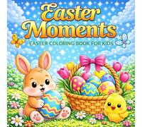 Easter Moments: Fun & Creative Easter Coloring Pages for Kids 8-12 | Cute Bunnies, Spring Scenes, Easter Eggs & Cozy Holiday Moments (Holiday Moments Coloring Collection)