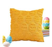 Easter Pillow Covers, Decorative Spring Pillowcase, Holiday Home Bunny Egg, Pattern Cushion Cover, Seasonal Accent for Living Room, Bedroom, Sofa, Carne, Pañal, Easter Party, Interior Outdoor Use