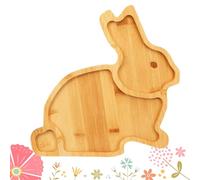 Easter Platter Wooden Funny - High Performance Premium Charcuterie Board Carrot Bunny, Serving Party Tray, Food Dessert Cookie Cake Fruit | Multipurpose Outdoor Indoor Utility