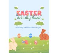 Easter Puzzle Book: Easter Puzzle Book with Easy to Read Print about Easter, the Easter Story, Spring and More | 8.5 x 11 Inches, 77 Pages, 35 ... - Gift for Easter, Holiday and Free Time