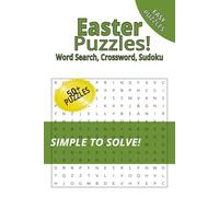 Easter Puzzles: 50+ Word Search, Crossword, Sudoku and More | Puzzles for Easter | 6*9 Inches, 120 Pages| Gift for kids, adults |