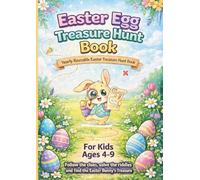 Easter Scavenger Hunt Book for Kids Ages 4-9: Yearly Reusable Easter Scavenger Hunt Game with Clues, Riddles, Scavenger Hunt and Family Easter Activities