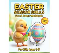 Easter Scissor Skills Activity Book: A Fun Cut and Paste Workbook for Kids Ages 3-5 (TinyJoy Easter Activity Boosters)