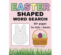 Easter Shaped Word Search Puzzle Book: Word Searches with Easy-to-Read print about Easter, Spring, Easter Bunny and More [8.5x11 inches, 69 pages | ... Egg stuffer gifts, stress relief, vacations.