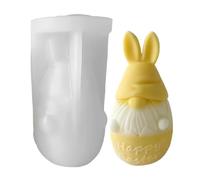 Easter Silicone - Food Grade 10.5cm, Bunny Gnome, Chocolate Shape, Soap Making | Heat Resistant, Reusable, Detailed Design For Candle, Plaster, Cake, Candy, DIY, Holiday Decoration