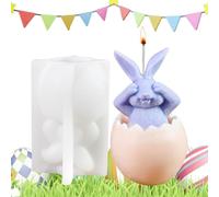 Easter Silicone Molds | 3D Egg Rabbit Canddle Mold Siliconne | Handmade Epoxy Resin Mold Silicone, Candle Molds For Candle Making, Home Decorations