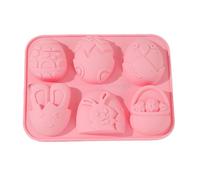 Easter Silicone Molds - Bunny And Egg Chocolate Making Mould, Flexible Candy Tray, Non Stick Baking Tool, Home Kitchen Apartment Accessory | Festive Dessert Creation For Holiday Preparation