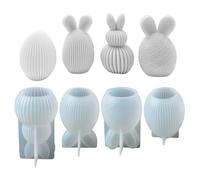 Easter Silicone Molds, Easy Release Soap Craft Mould, Sturdy Bunny Egg Resin Casting Mold, DIYs Holiday Ornament Tool, Craft Accessory with Flexible, Home Decoration for Party Crafts