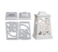 Easter Silicone Molds - Silicone Food-Grade Heat Resistant Casting Moulds, 14.1x10x0.8cm Easter Tea Light Candle Holder, Casting Moulds, Tea Light Candle Holder Molds For Wax Plaster Cement Soap DIY D