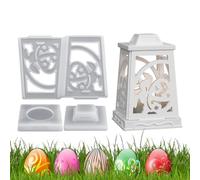 Easter Silicone Resin Molds | Heat Resistant Reusable Casting Moulds - Easter Tea Light Candle Holder Silicone Molds - for Wax Plaster Cement Soap DIY Decorations