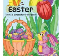 Easter: Simple & Cute Coloring Book