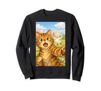 Easter Six Seven Cat Selfie 67 Bunny Rabbit para niñas y niños Sudadera