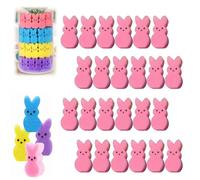 Easter Sponges, Easter Decoration Bunnies Jarrón Stufer, arreglos florales de primavera, decoración de Pascua para piezas de centro, lindos rellenos de conejo de espuma para fiestas de Pascua y