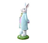 Easter Spring Bunny Decor - Adorable Rabbit Figurine, Cute Sculpture Ornament, Lightweight Material, Seasonal Home Party Accent, Fun Decorative Accessory | Garden Patio Lawn Porch Indoor Entry